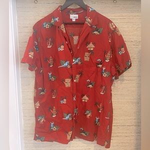 Sonoma Button Down Shirt in Tiki Print